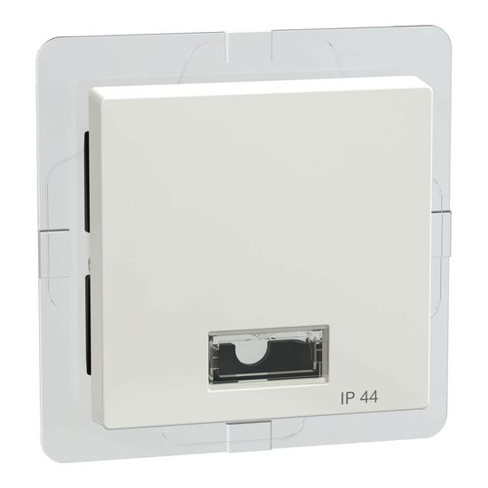 Merten 432719 Wippe mit rechteckigem Symbolfenster IP44, polarweiß glänzend, System M