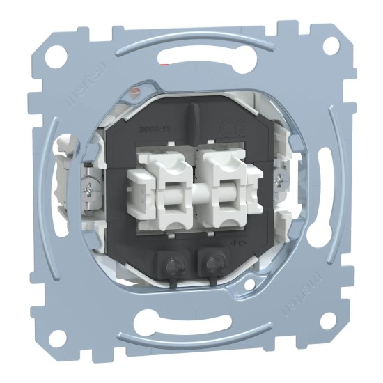 Merten MEG3135-0000 Serienschalter-Einsatz mit Orientierungslicht, 1-polig, 10AX, AC250V Steckklemmen