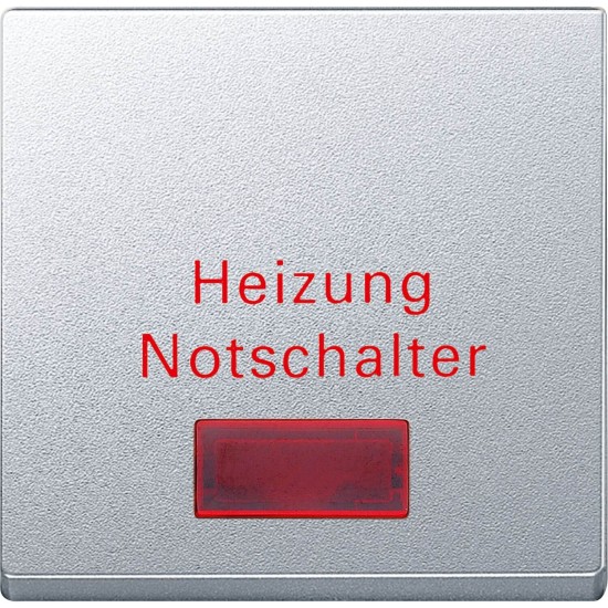 Merten MEG3327-0460 Wippe für Heizungs-Notschalter, aluminium, System M