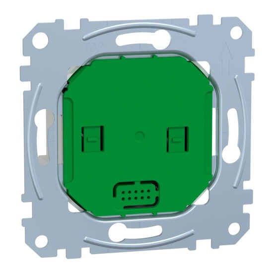 Merten MEG5777-0000 Connected Raumtemperaturregler-Einsatz, 2A, ZB