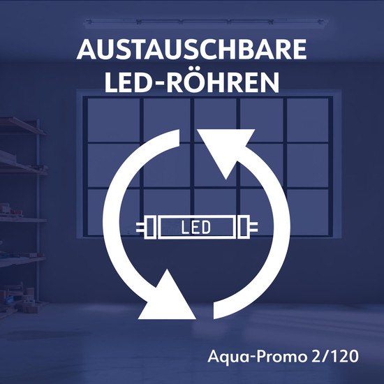 Müller Licht Feuchtraumleuchte Aqua-Promo 2/120 white Gen. 10 20800199