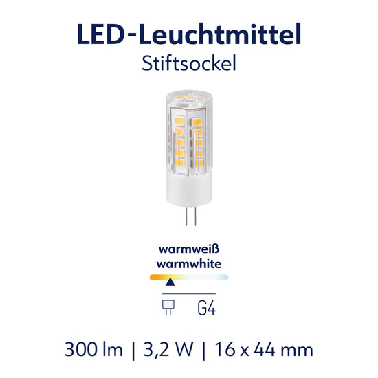 Müller Licht LED Lampe Spezial G4 300lm 2700K 401125