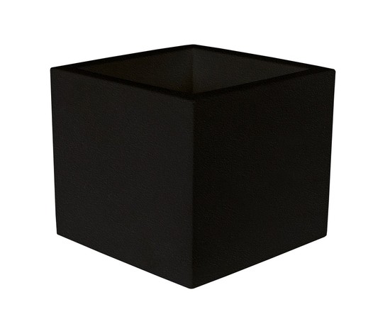 Newgarden NARCISO 60 Pflanzengefäß XXL groß eckig, hoch 59x59x52cm schwarz 85L outdoor