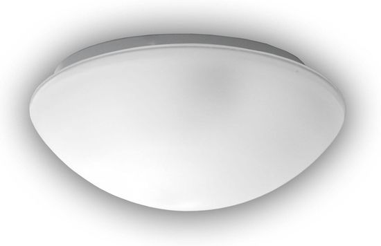 Niermann LED 14W Nurglasleuchte satiniert Klarrand, 35cm, HF Sensor, warmweiss, Made in EU