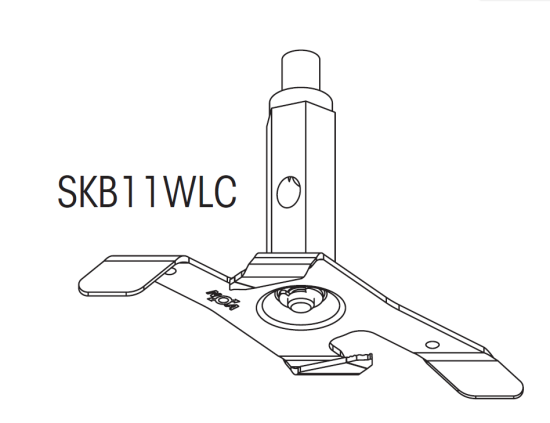 Nordic Global Trac Schienenklammer SKB11WLC-1 grau