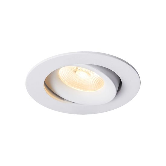 Nordlux Aliki LED Einbauleuchte dimmbar drehbar IP44 Weiss warmweiss 2310320001