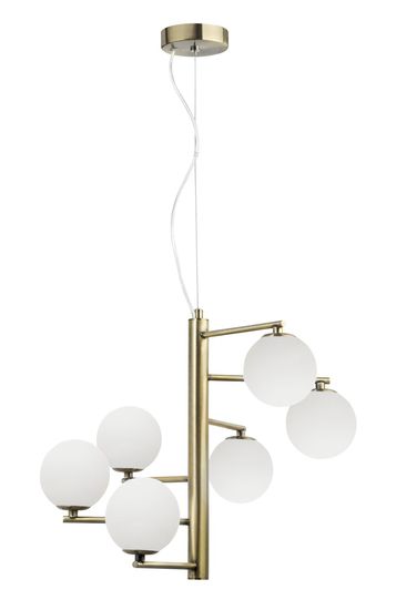 Nova Luce AGRIGENTO Pendelleuchte G9 6-fach Gold 150x45cm dimmbar 1700306001