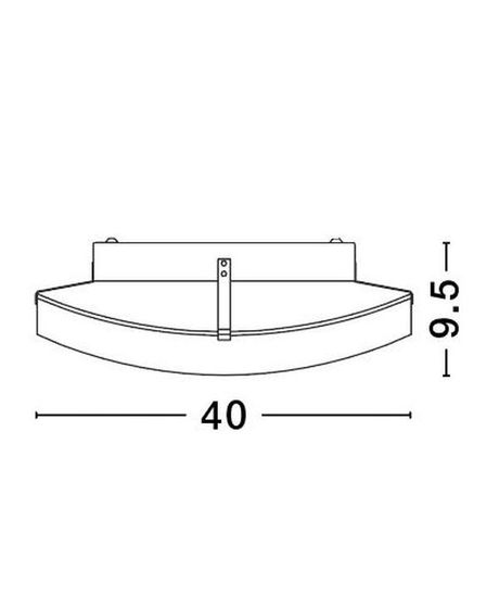 Nova Luce ANCO Deckenleuchte E27 2-fach Weiß 9,5x40cm dimmbar 600402