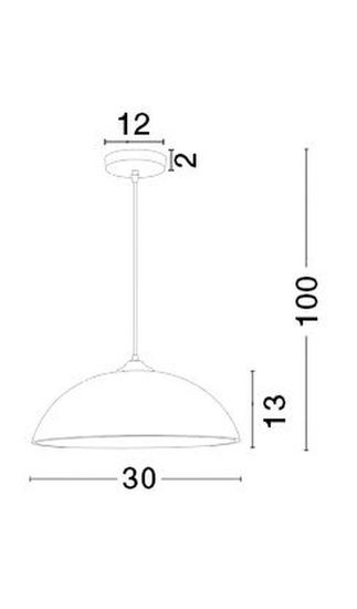 Nova Luce VINCA Pendelleuchte E27 Weiß 100x30cm dimmbar 600821