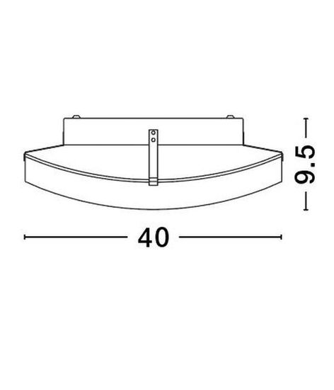 Nova Luce GIORNO Deckenleuchte E27 2-fach Weiß 9,5x40cm dimmbar 605802