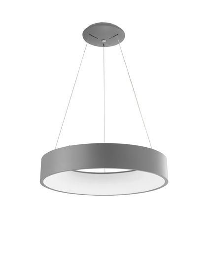 Nova Luce RANDO LED Pendelleuchte Grau 56W Neutralweiss 120x60cm 6167204