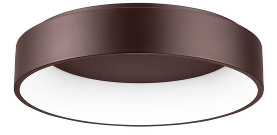 Nova Luce RANDO LED Deckenleuchte Kaffeebraun 42W Warmweiss 13x60cm 6167210