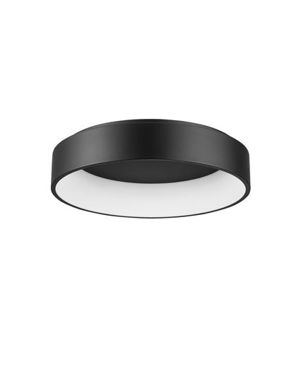 Nova Luce RANDO LED Deckenleuchte Schwarz 42W Warmweiss 13x60cm 6167240