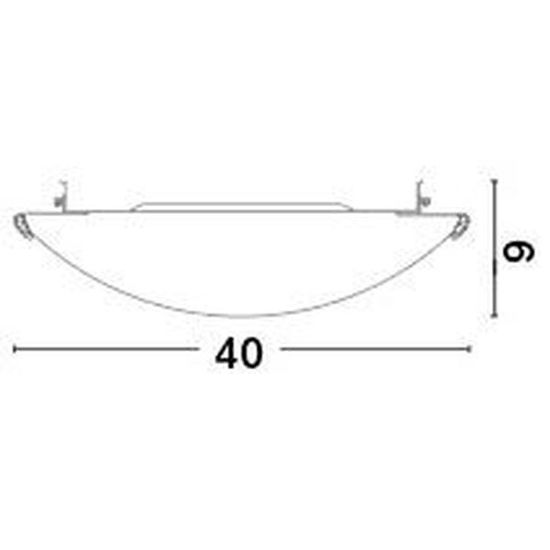 Nova Luce ERA Deckenleuchte E27 3-fach Weiß 9x40cm dimmbar 6311802