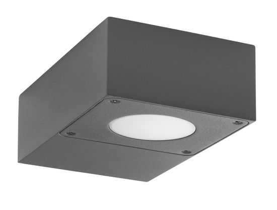 Nova Luce APOLLO LED Wandleuchte Grau 5W IP54 Warmweiss 9x15x4,5cm 713411