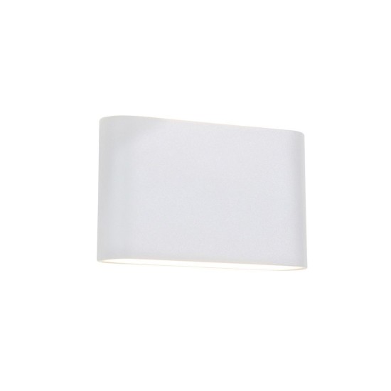 Nova Luce SOHO LED Wandleuchte Weiß 2x5W IP54 Warmweiss 18,5x3x10cm 740403