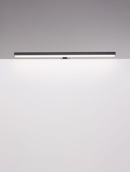 Nova Luce GLIM LED Wandleuchte Schwarz 18W IP44 Warmweiss 63x6,5x6,5cm 787015