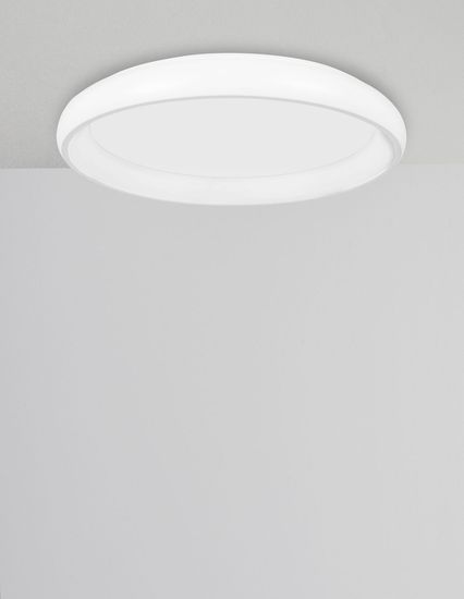 Nova Luce ALBI LED Deckenleuchte Weiß 32W Warmweiss 8,5x41cm 8105605