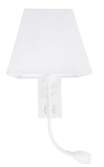 Nova Luce VALENCIA Wandleuchte LED&E27 2-fach Weiß 3W Warmweiss 21x25,5x40cm 8127401