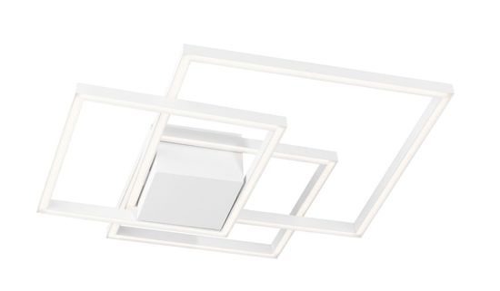 Nova Luce BILBAO LED Deckenleuchte Weiß 42W Warmweiss 56x56x8,5cm 8160161