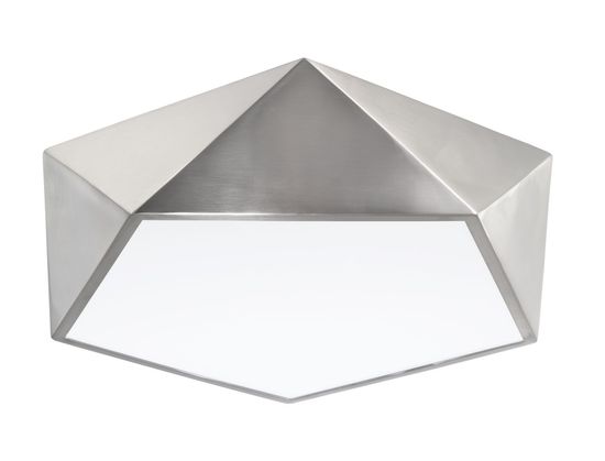 Nova Luce DARIUS Deckenleuchte E27 Nickel 10x40cm dimmbar 8186204