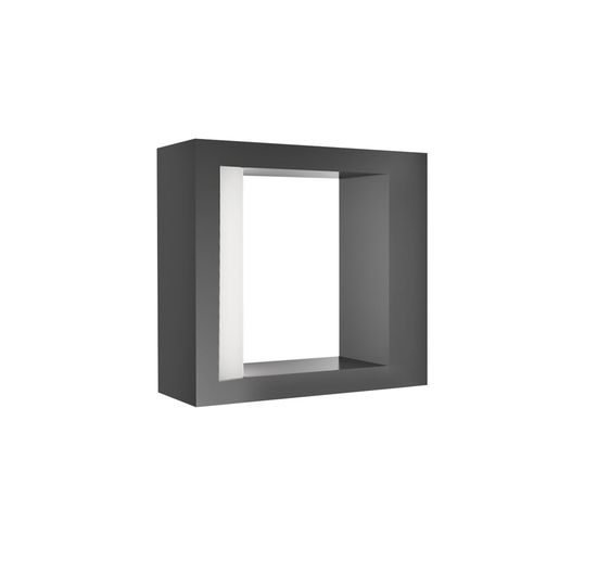 Nova Luce BLISS LED Wandleuchte Grau 7W IP54 Warmweiss 15x6x16cm 819502