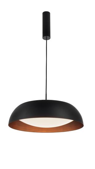 Nova Luce LANDON LED Pendelleuchte Schwarz 41W Warmweiss 170x58cm dimmbar 86009