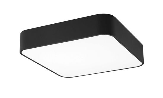 Nova Luce RAGU Deckenleuchte E27 Schwarz 36x36x10cm dimmbar 866602