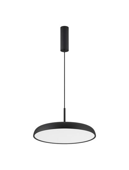 Nova Luce LINUS LED Pendelleuchte Schwarz 40W Warmweiss 150x45cm dimmbar 9005649