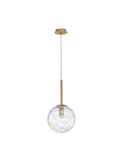 Nova Luce COEN Pendelleuchte G9 Gold 200x25cm dimmbar 9006042