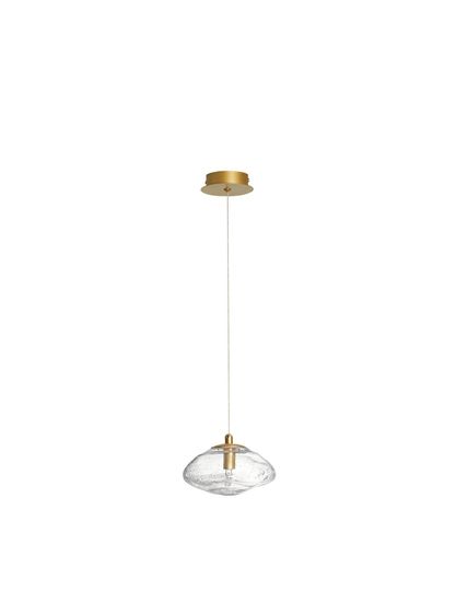 Nova Luce KING Pendelleuchte G9 Gold 200x16cm dimmbar 9006045