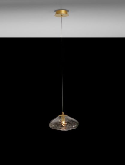 Nova Luce KING Pendelleuchte G9 Gold 200x20cm dimmbar 9006046