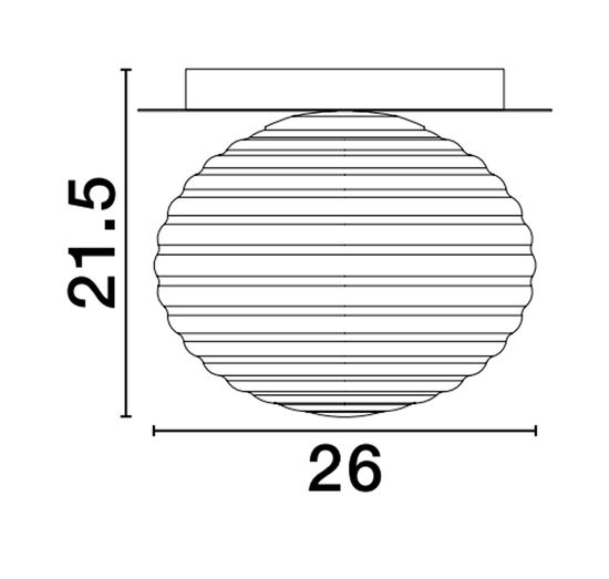 Nova Luce ALLEN Deckenleuchte E27 Gold 21,5x26cm dimmbar 9028846