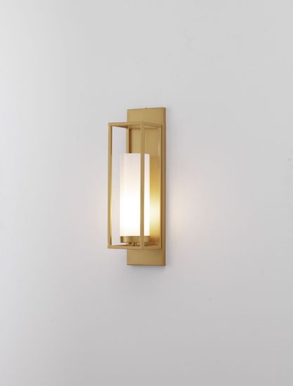 Nova Luce JULIET Wandleuchte E27 Gold 13x14,7x63cm dimmbar 9035974