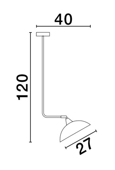 Nova Luce MIRBA Pendelleuchte E27 Weiß 40x27x120cm dimmbar 9035980