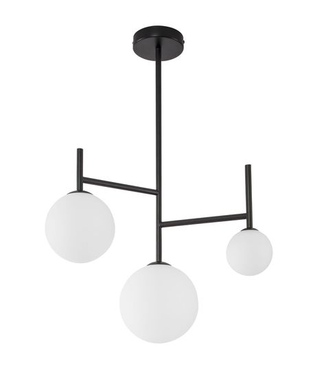 Nova Luce LICATO Pendelleuchte G9 3-fach Schwarz 71x49cm dimmbar 9043305