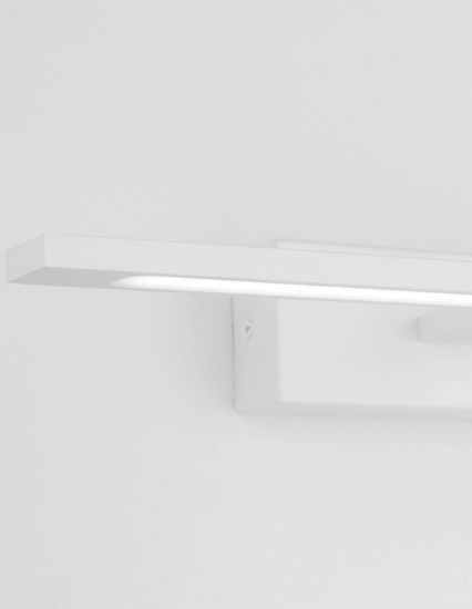 Nova Luce MONDRIAN LED Wandleuchte Weiß 12W IP44 Warmweiss 41,5x14x6cm 9053121