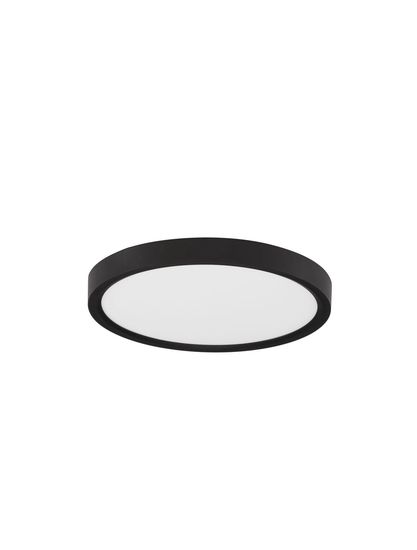 Nova Luce DIXIE LED Deckenleuchte Schwarz 18W Steuerbare Lichtfarbe 2,5x22cm 9060187