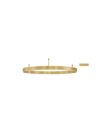 Nova Luce MOTIF LED Deckenleuchte Bronze 60W Warmweiss 100x1,2x18cm dimmbar 9063606