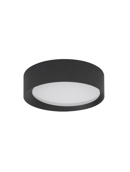 Nova Luce OBY LED Deckenleuchte Schwarz 30W Warmweiss 12x45cm dimmbar 9085221