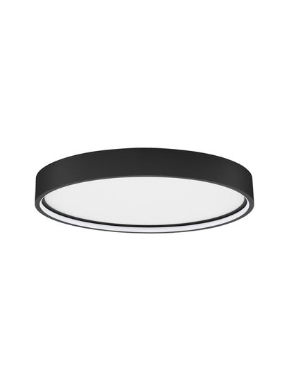 Nova Luce OLAF LED Deckenleuchte Schwarz 30W Warmweiss 5x45cm dimmbar 9085231