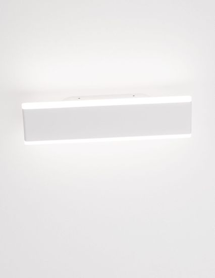 Nova Luce LINE LED Wandleuchte Weiß 2x8W Warmweiss 30,4x4,8x8cm 9115908