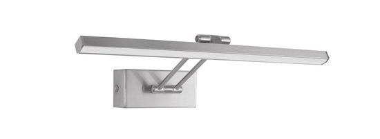 Nova Luce MARNELL LED Wandleuchte Nickel 12W Warmweiss 37,6x20,5x5,5cm 9117302