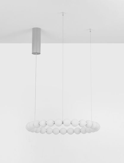 Nova Luce PERLA LED Pendelleuchte Chrom 56W Warmweiss 200x62cm dimmbar 9186916