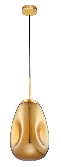 Nova Luce LAVA Pendelleuchte E27 Gold 120x22cm dimmbar 9190393