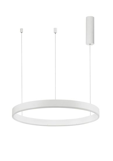 Nova Luce MOTIF LED Pendelleuchte Weiss 40W Warmweiss 200x60cm dimmbar 9190740