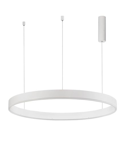 Nova Luce MOTIF LED Pendelleuchte Weiß 60W Warmweiss 200x100cm dimmbar 9190755