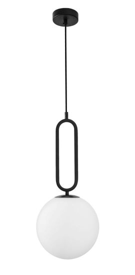 Nova Luce GRUS Pendelleuchte E27 Schwarz 120x25cm dimmbar 9191252