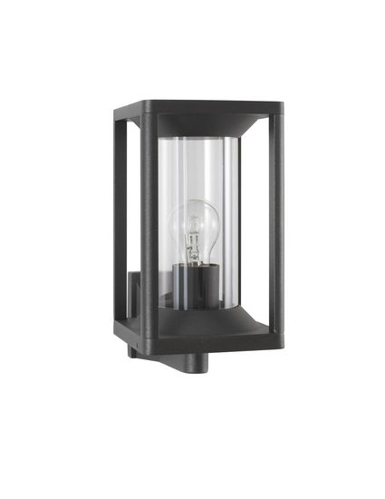 Nova Luce LOEVE Wandleuchte E27 Anthrazit 12W IP65 14,5x21,5x27,6cm 9193101