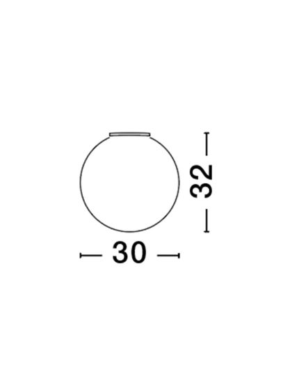 Nova Luce NEVOSO Deckenleuchte E27 Weiß 32x30cm dimmbar 920424